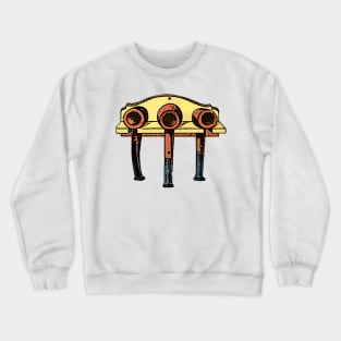 Rare object wall pipe holder Crewneck Sweatshirt